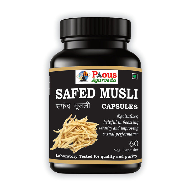 Safed Musli (Chlorophytum borivilianum) Capsules