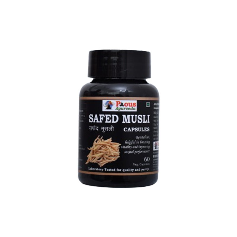 Safed Musli (Chlorophytum borivilianum) Capsules